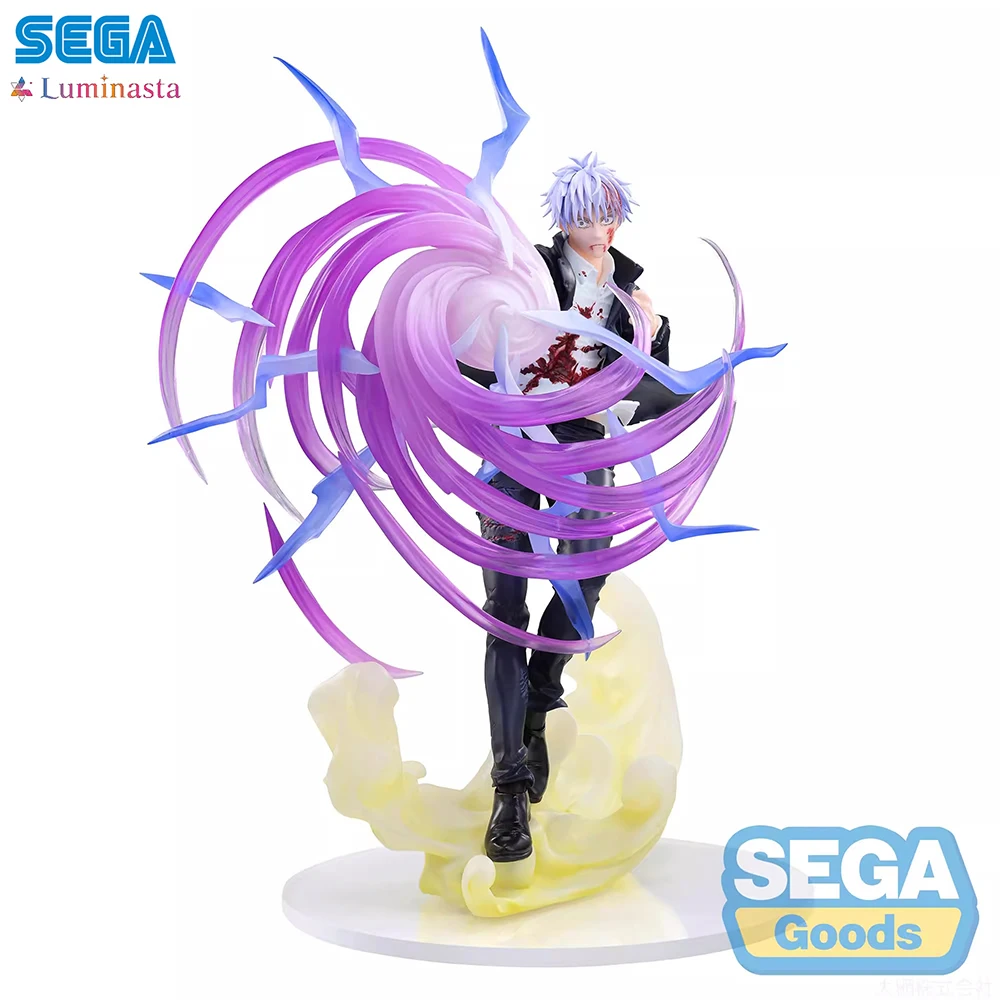 Original New SEGA Luminasta Satoru Gojo (Hollow Purple) (Jujutsu Kaisen) 20 cm Nice Anime Action Figure Model Ornament Toys