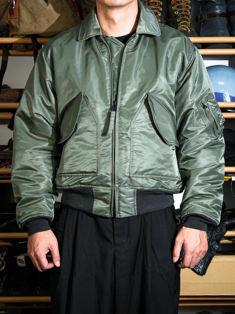 45P first generation first year US version highlight nylon wide version bomber flight jacket