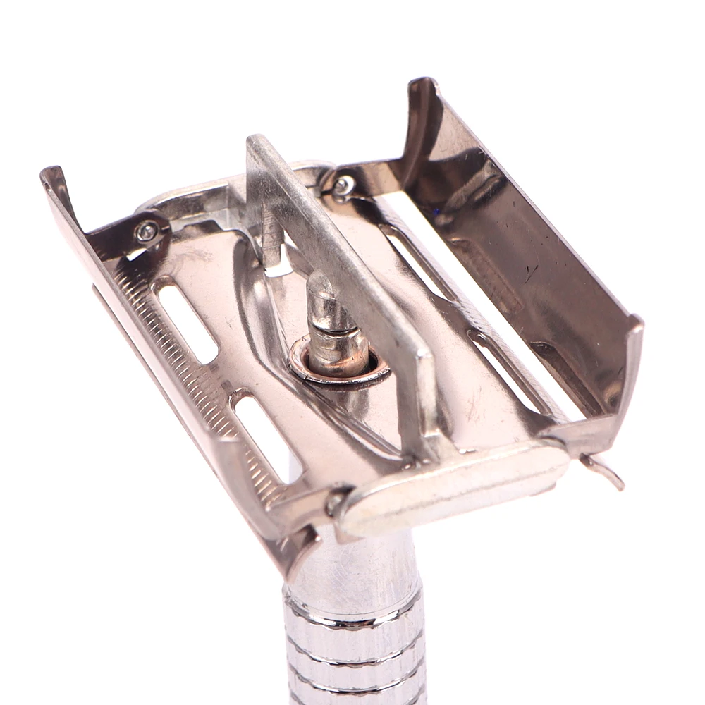 Old Style Mens Manual Shavers Set Adjustable Safety Razor Reusable Classic Hair Removal Shaver Home Men Tools Supplies