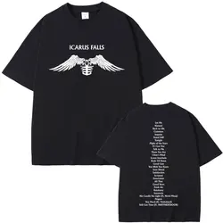 Zayn Nicki Minaj Partynextdoor Icarus Falls Graphic Print T-shirts Men Fashion Hip Hop Tshirt Male Vintage Oversized T Shirts