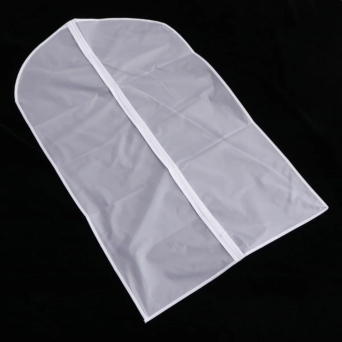 PEVA Clothes Cover Clear Plastic Garment Bags Semitransparent Storage Bags (White Size L 60*100CM) clothes bag