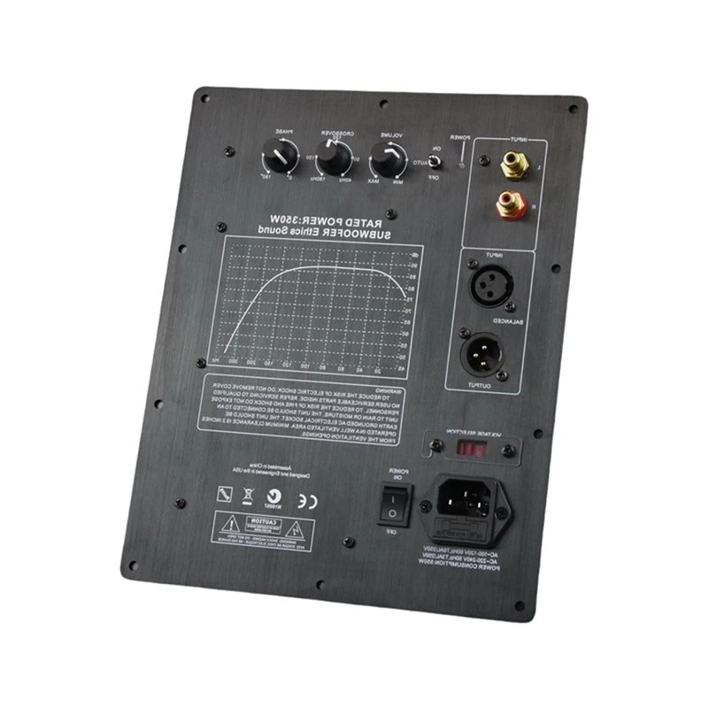 11.11350W Heavy Subwoofer Digital Active Power Amplifier Board Plate Amp Professional Theater Audiophile Subwoofer