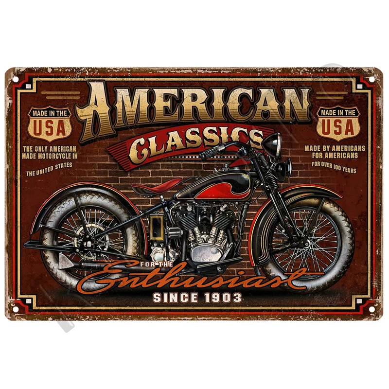 USA Metal Sign House Plaque Metal Poster Tin Sign Plate Wall Posters Vintage Retro Aesthetic Room Decor Wall Art Decoration