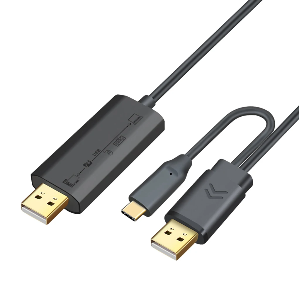 PC to PC Sync Data Cable Low Delay Driver-free Mouse Keyboard Link Cord