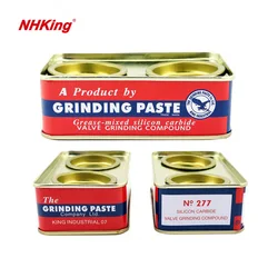 Pasta de lijado de acero NHKING 277, compuesto de molienda para pulido de precisión, pasta de molienda de cilindro de válvula de motor Ideal, 1 caja