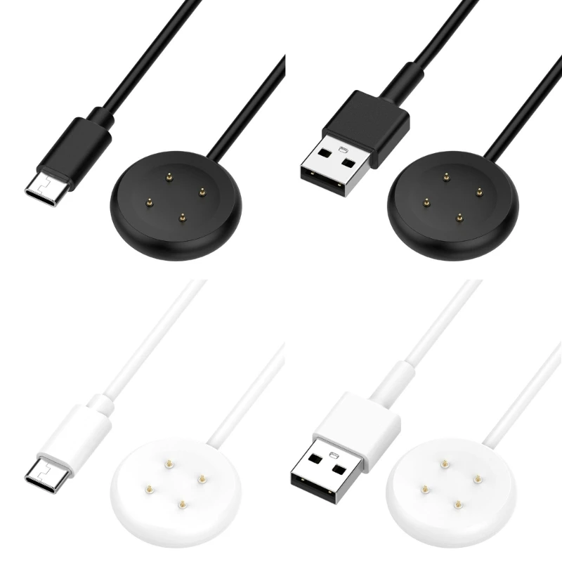 สายเคเบิล USB ชนิด C ที่เชื่อมต่อแบบเร็วพร้อมแม่เหล็กเชื่อมต่อปลอดภัยแบบพกพาเหมาะสำหรับ Google Watch 3นาฬิกาอัจฉริยะ