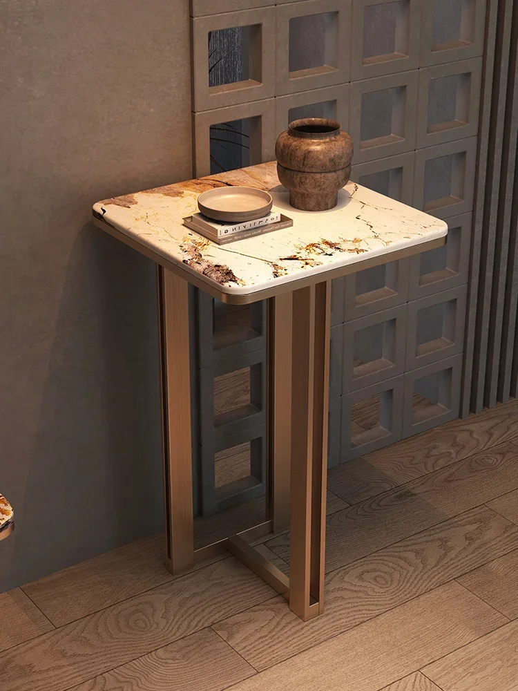 Flower Rack Living Room Floor To Floor Minimalist Household Storage Rack Balcony Rock Slab