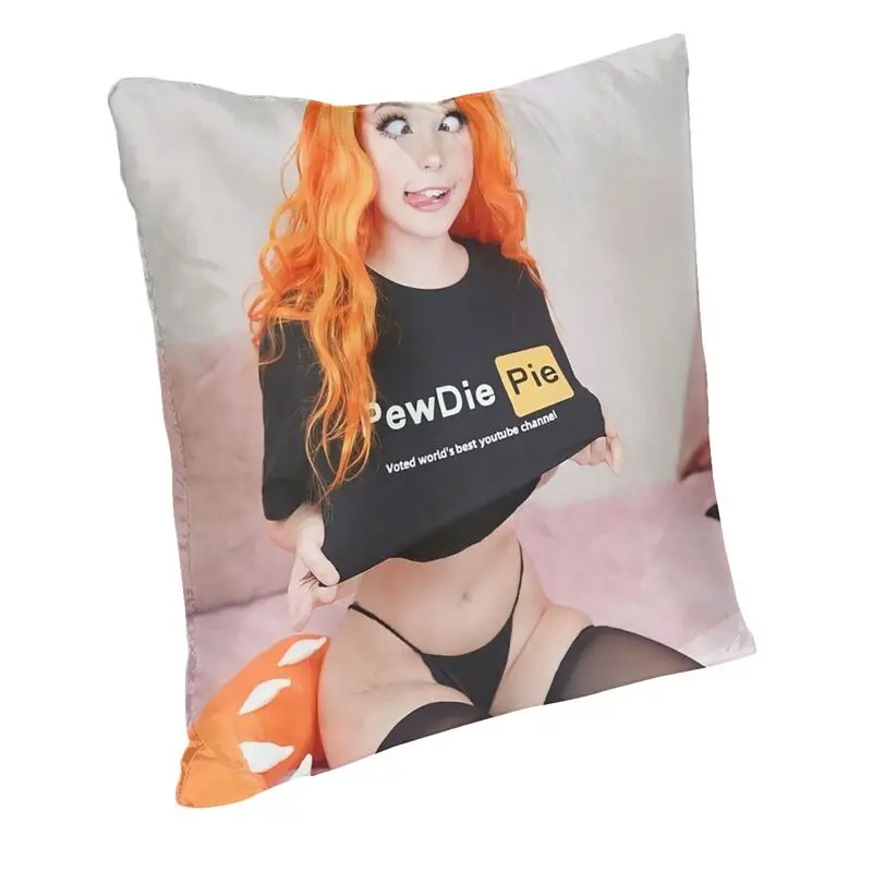 Nordic British Internet Celebrity Belle Delphine Cushion Cover for Sofa Soft Throw Pillow Case Living Room Decoration Pillowcase