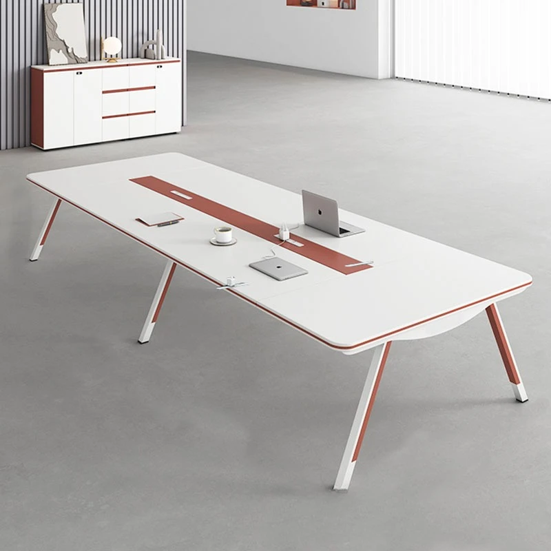 Creative meeting room table Long table Simple modern training Large and small negotiation table and chair combination workbench