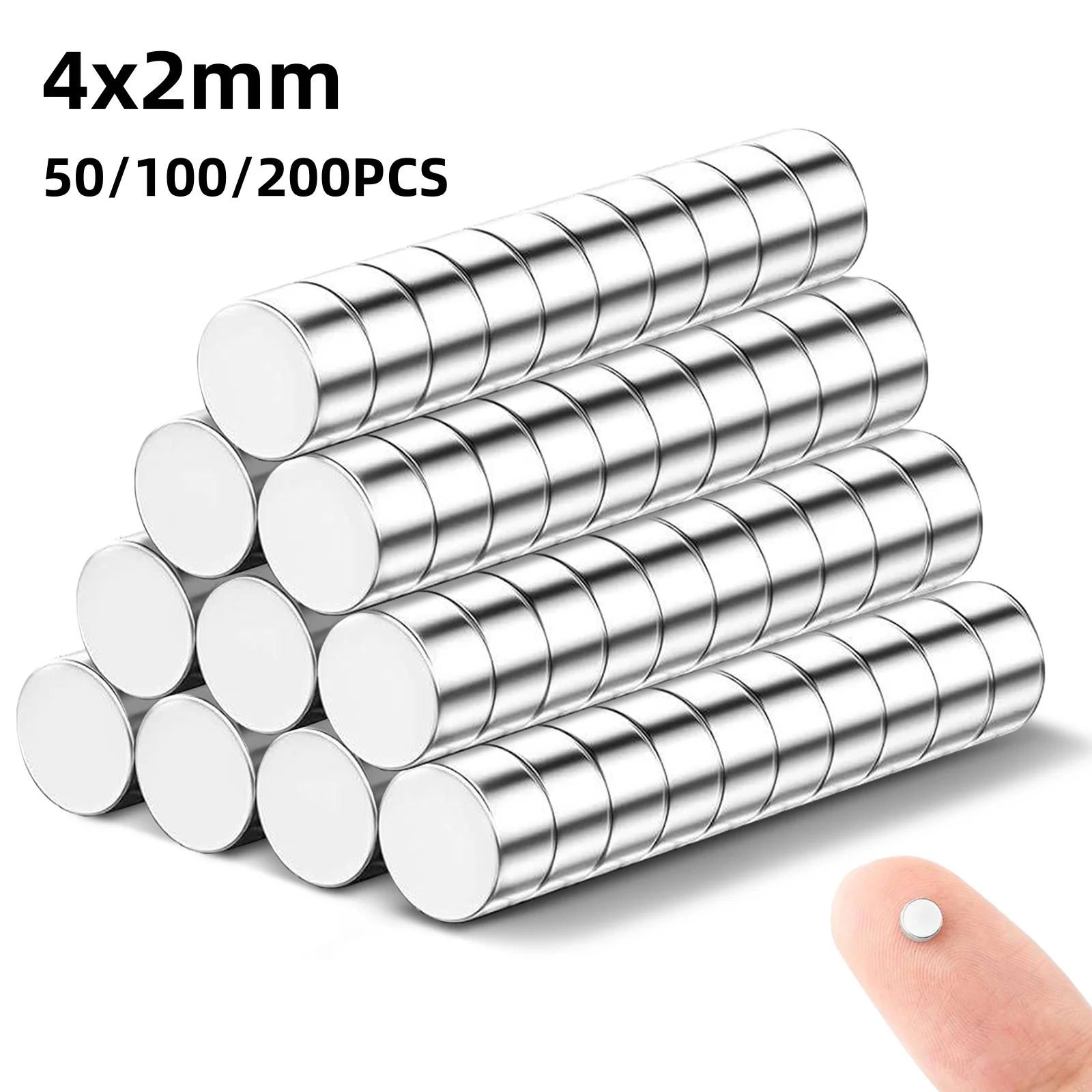 4x2mm Super Strong Magnet Permanent Magnetic Imanes Round Powerful Magnets Refrigerator
