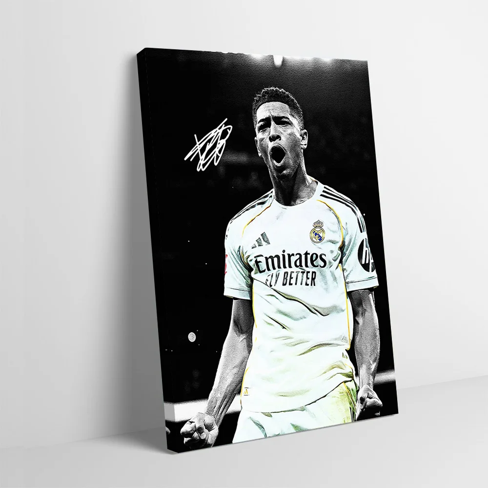 Football Player Style Goal Celebration Printing Poster Custom Pictures Wall Art Canvas Painting Gift for Aesthetic Decoration