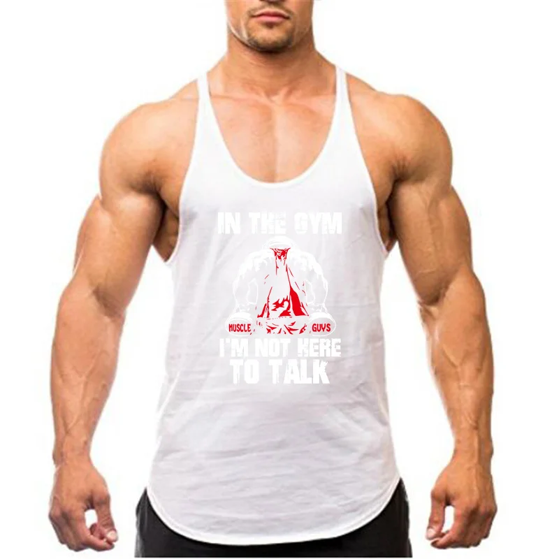 Kamizelka sportowa Fitness Letnia modna markowa kamizelka na co dzień Luźna kamizelka bez rękawów T-shirt