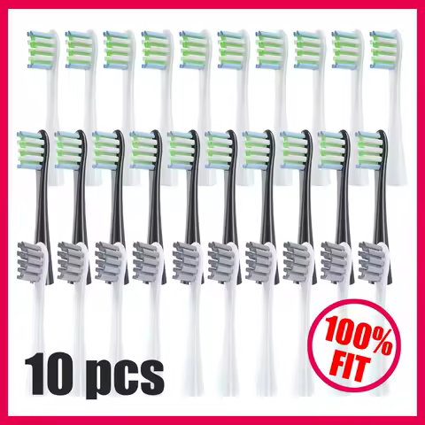 Replacement Brush Heads for Oclean X PRO Elite/Flow/F1/One/X/All Series Sonic Electric Toothbrush DuPont Blue Green Soft Bristle