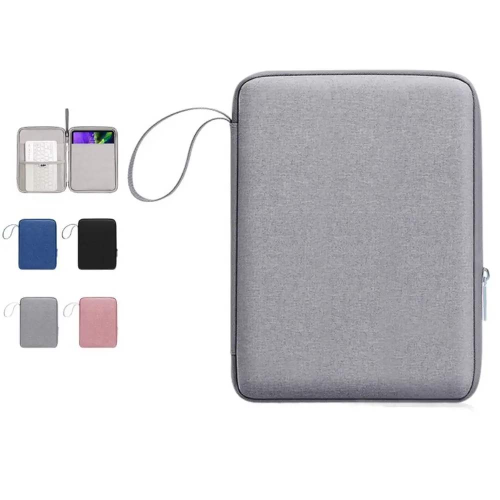 

Tablet Sleeve Case Handbag Protective Pouch Shockproof Keyboard Cover USB Cable Storage for iPad for