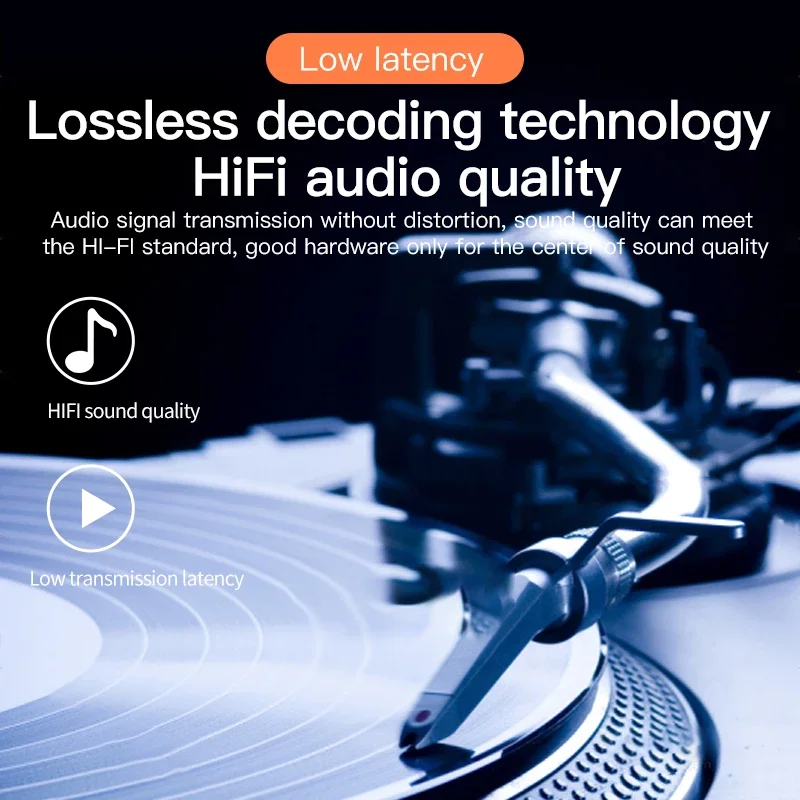 Bluetooth Transmitter Receiver BT5.3 Stereo Low Latency AUX 3.5mm Optical Wireless Music Audio Adapter Remote Control For TV PC