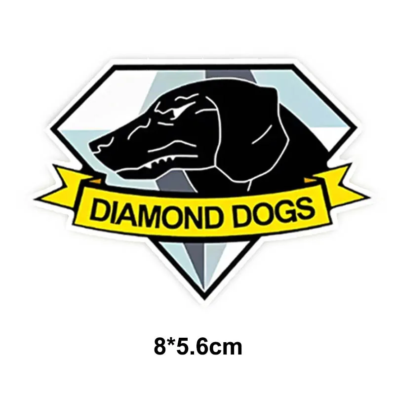 Diamond Dogs Military Tactical Sticker Retro Gaming Decals Waterproof Matte Pegatinas For Laptop Phone Case Car Truck Toolbox