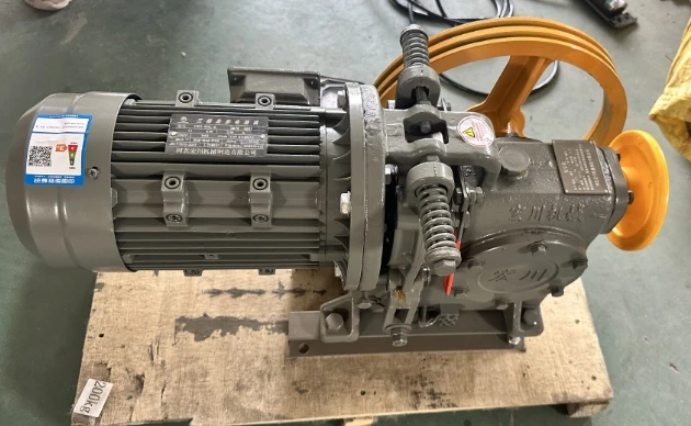 200lb 400lb VVVF Single Speed Rope Dumbwaiter Elevator Lift Geared Winding Drum Traction Machine Motor