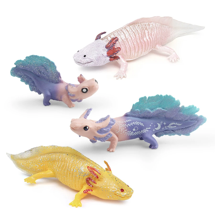 リアルな野生爬虫類動物のおもちゃ サラマンダー クリプトブランチョイデア アホロートル モデル フィギュア コレクション 教育玩具 子供向け