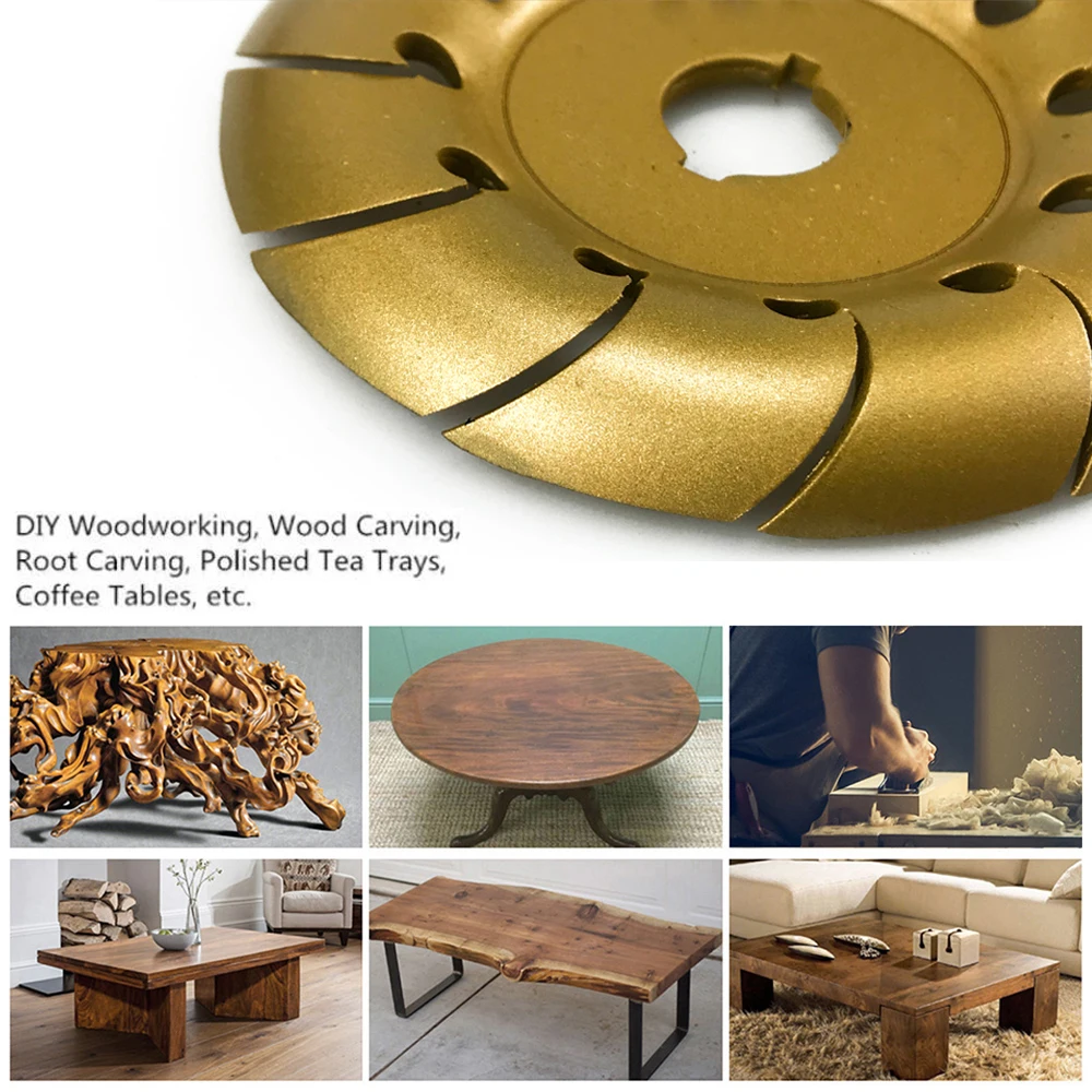 Wood Carving Disc Cutter Angle Grinder Circular Saw Blade Double 12 Teethes Wheel Abrasive Cut Sharp Tree Woodworking 90mm