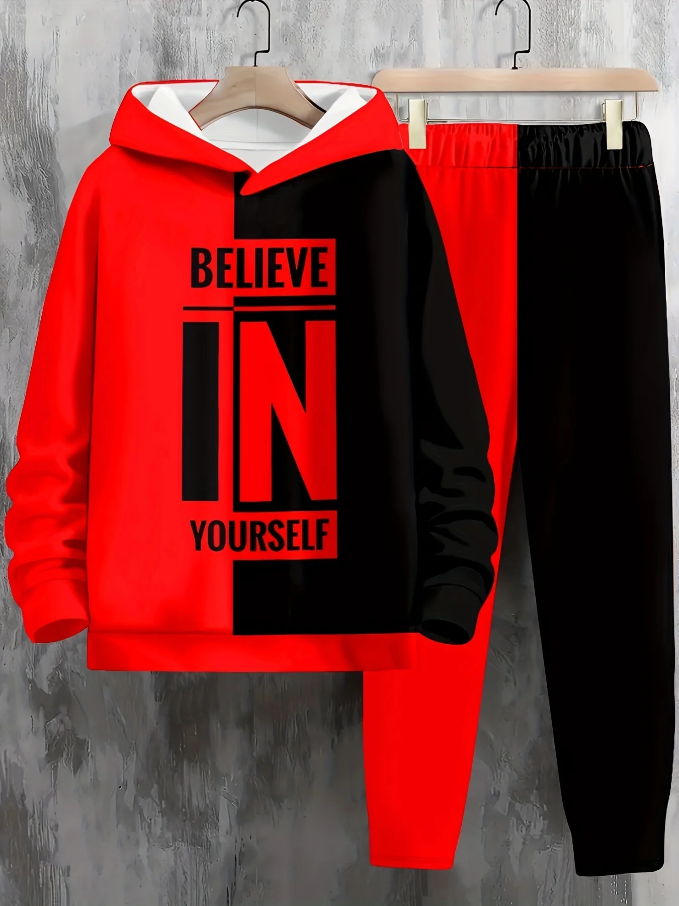 

New Y2K hooded sports suit for autumn and winter 2025-26, casual men's popular and best-selling fashion sports two-piece set