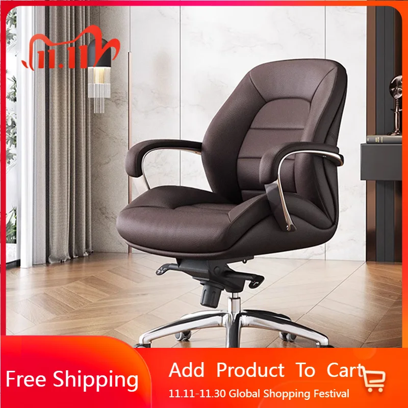 Ergonomic Desk Office Chair Modern Luxury Wheels Backrest Office Chair Relaxing Mobile Swivel Sillas De Oficina Home Furniture