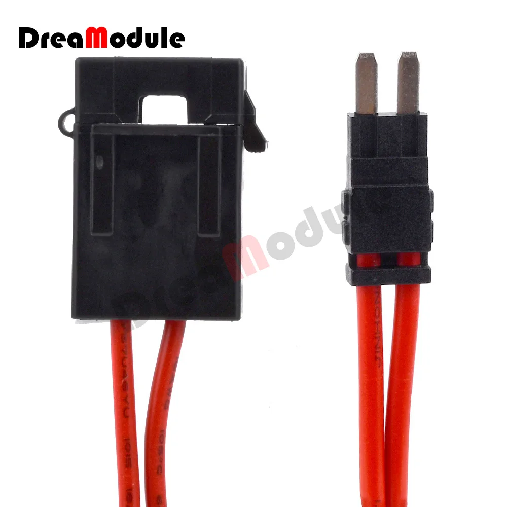 ATM 32V 25Amp Car Fuse Holder Connector Double Wire Medium Small Mini Fuse Box Power Take-Off Extension Line Protection Device