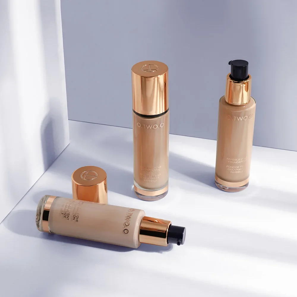 O.TWO.O Atacado Base Líquida para Base de Rosto Maquiagem Corretor Facial À Prova D 'Água Hidratante Corretivo Facial Cosméticos 8 Cores