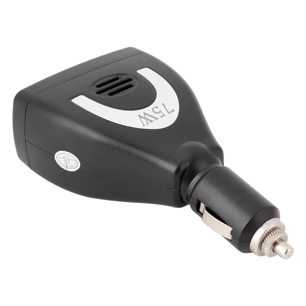 75W DC12V to AC 220V Car Power Inverter Converter USB  Adapter Car Inverter Car Power Inverter Adapter Car Power Inverter