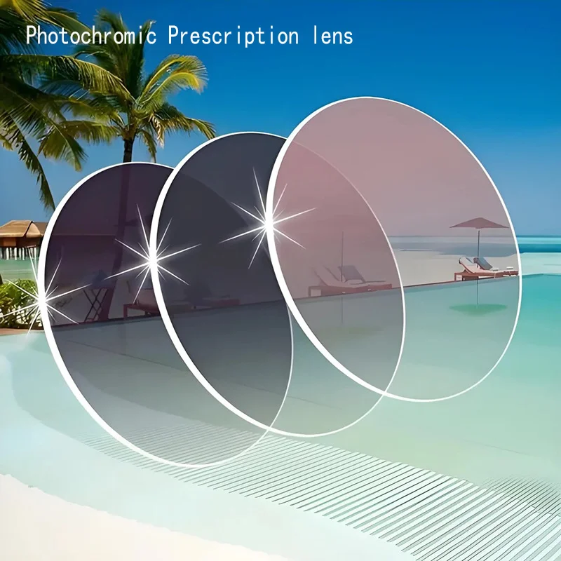 

1,56 1,61 1,67 фотохромные асферические оптические линзы по рецепту, антибликовые линзы для очков для близорукости и дальнозоркости