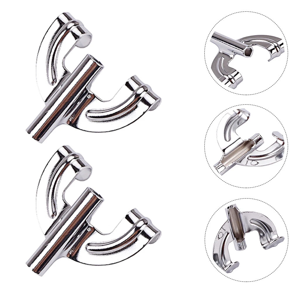 

2 Pcs Drum Accessories Hook Claw Parts Replacement Drums Clamp Hardware Pocket Baby