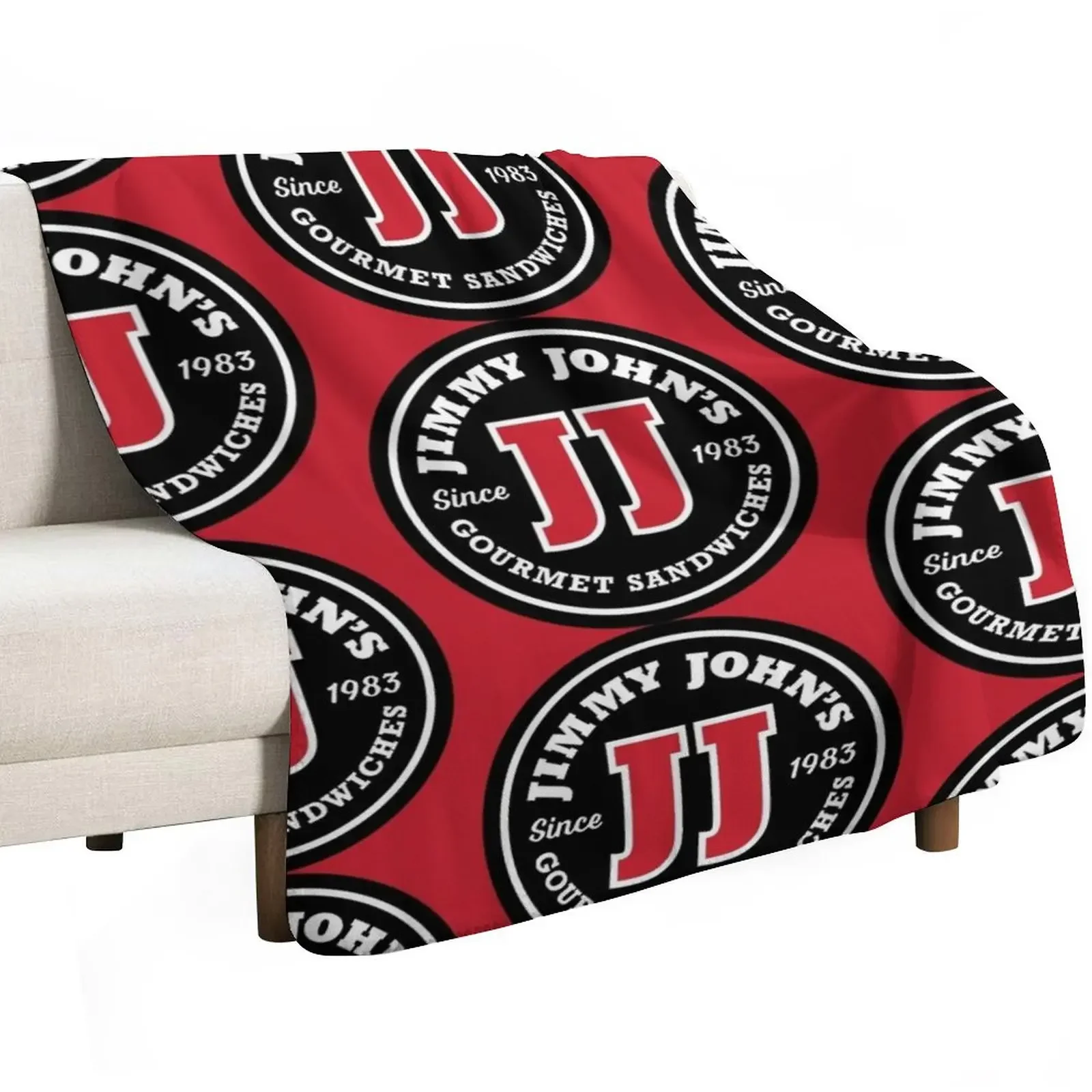 Resto Sandwich Jimmy John's Throw Blanket Shaggy Baby Stuffeds blankets and throws manga anime Blankets