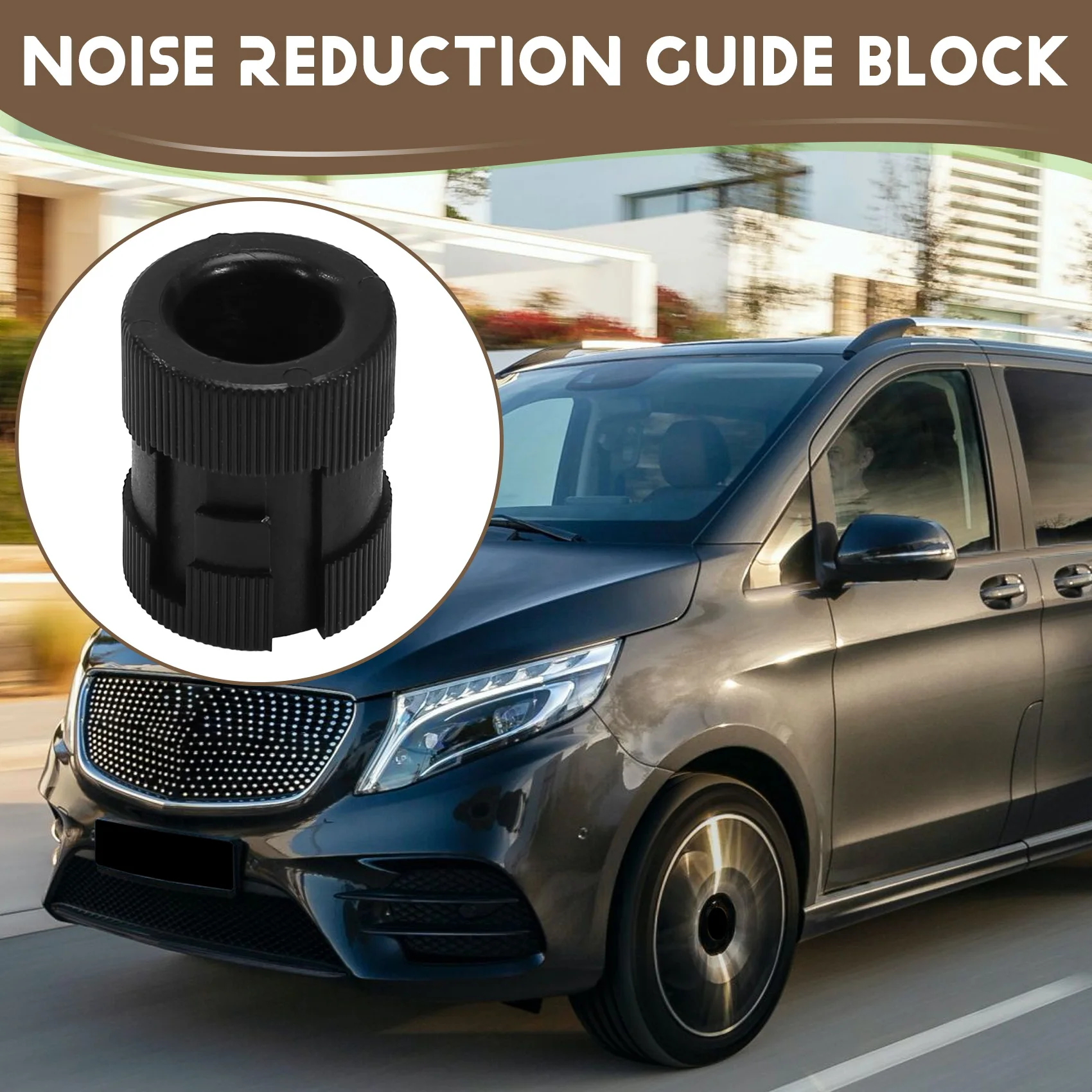 4Pcs Car Middle Door Abnormal Noise Elimination Guide Block for Mercedes-Benz V Class W447 Noise Reduction Guide Block