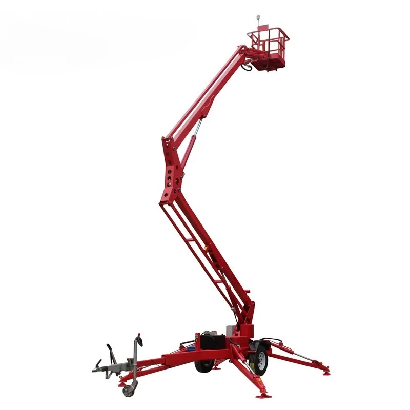 12M To 22M Telescopic Trailer Mounted Boom Lift Aerial Work Platform