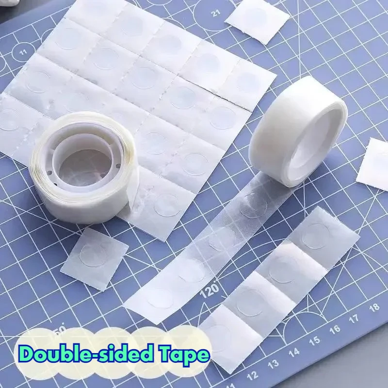 

100/200pcs Dot Double Sided Adhesive Poster Clear Glue Point Tape Round Waterproof No Traces Strong Craft DIY Adhesive Sticker