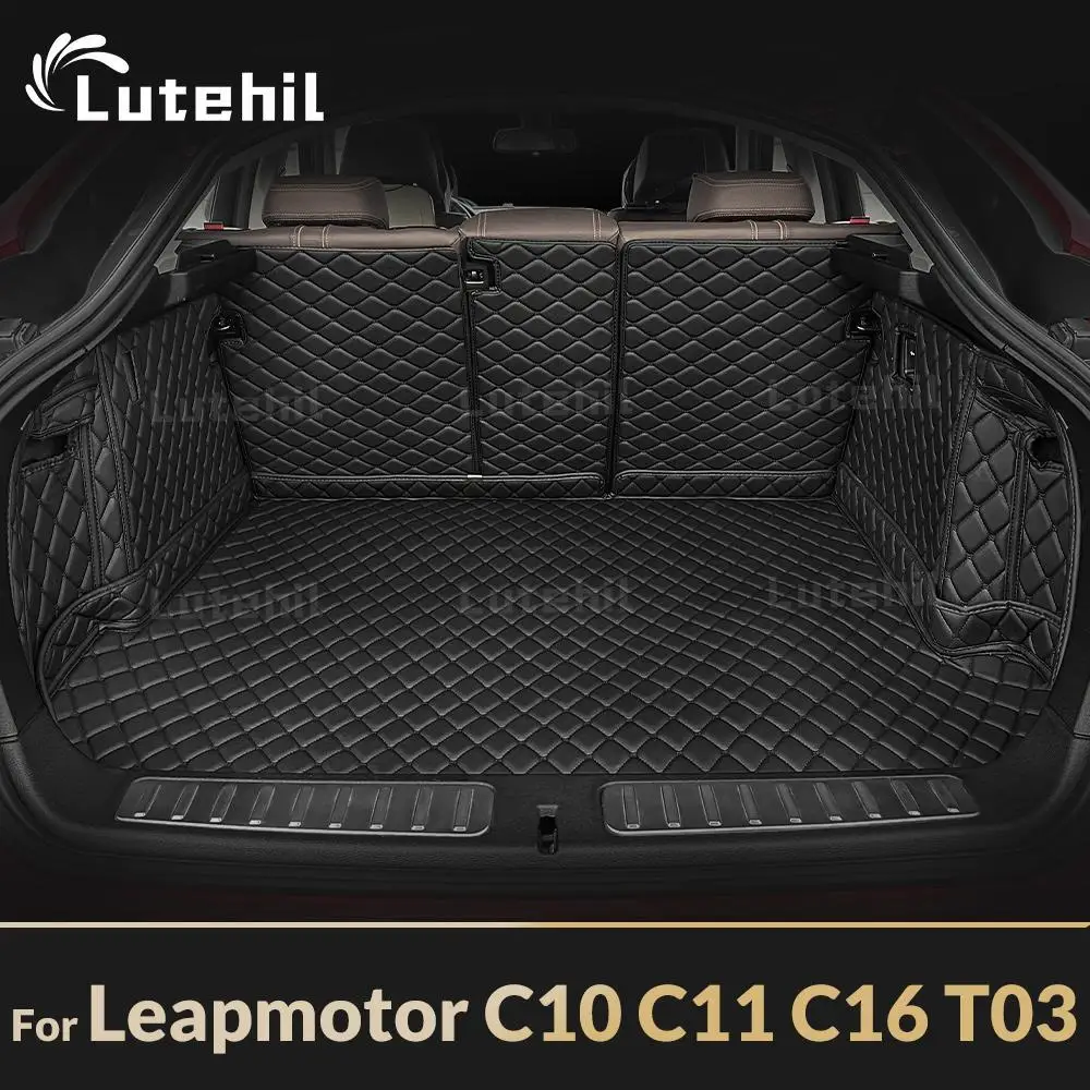 

For Leapmotor C10 C11 C16 T03 Auto Full Coverage Trunk Mat Car Anti-dirty Pad Protective Pad Cargo Liner Interior Accessories
