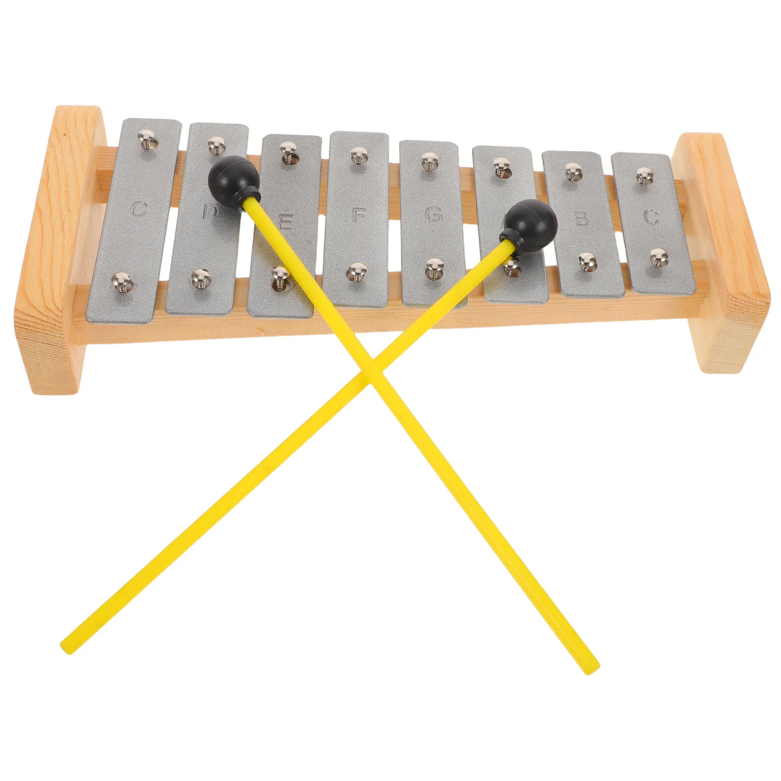 

8-Note Aluminum Glockenspiel Xylophone for Early Education Musical Instrument Preschool Music Learning Cognitive