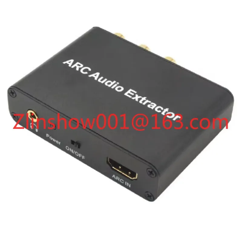Extractor HDMI DAC ARC L/R Coaxial SPDIF Jack Extractor Return Channel Converter for Fiber RCA 3.5mm Headphone