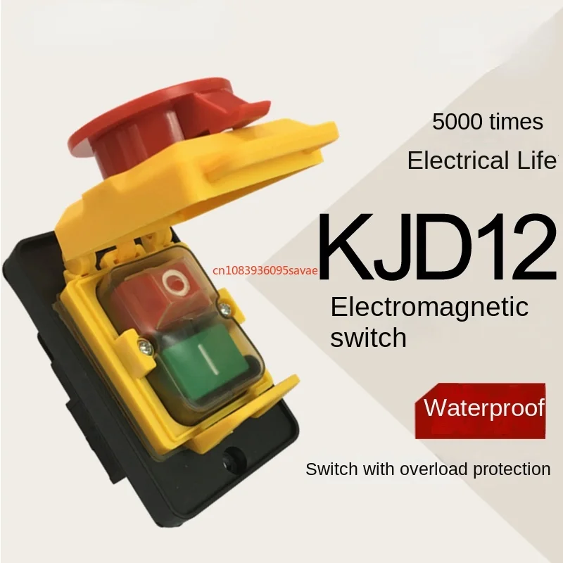 

Electromagnetic Switch Magnetic Button Switch Kjd12 12a 220V Waterproof Explosion-Proof Kjd18 Magnetic Starter