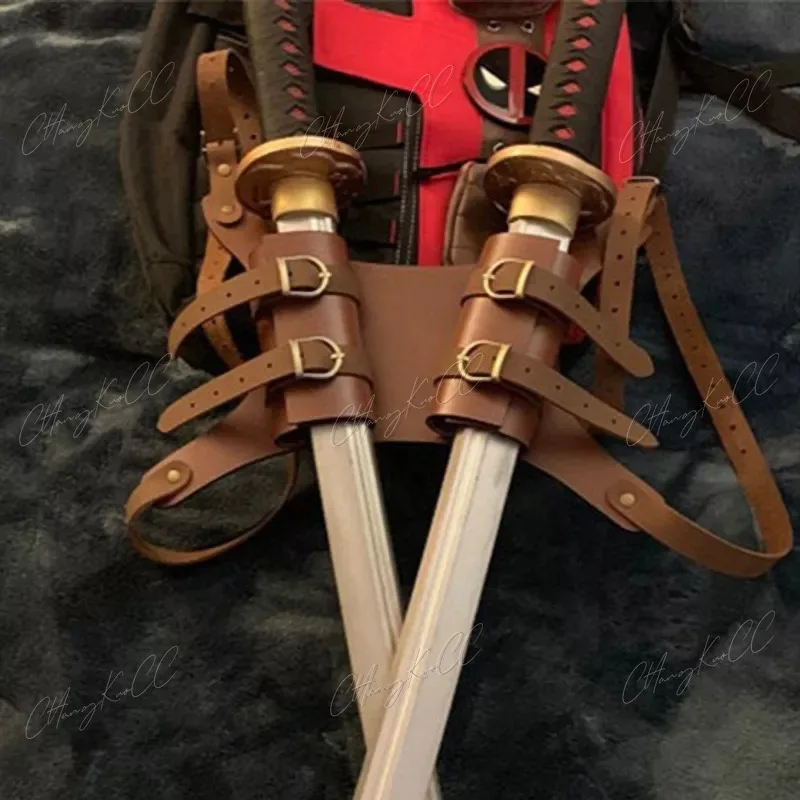 Middeleeuwse Viking Spartan Norse Celtic Ridder Krijger Sabel Met Pu Lederen Schede Voor Mannen Vrouwen Larp Cosplay