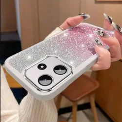 New Bling Glitter Len Protector Case For Honor X6B X6D X8B X9B X9A X9D X6C X6A X7D X7A X7B X8D X5D X5C Honor 600 Silicone Cover