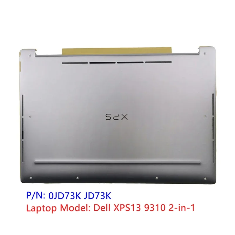 Silver New Original For Dell XPS13 9310 2-in-1 bottom case Base Lower cover D Shell 0JD73K JD73K