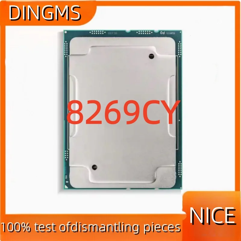 Xeon Platinum 8269CY Server CPU Processor 100% Tested Dismantling Pieces Top Performance Multi-Core CPU