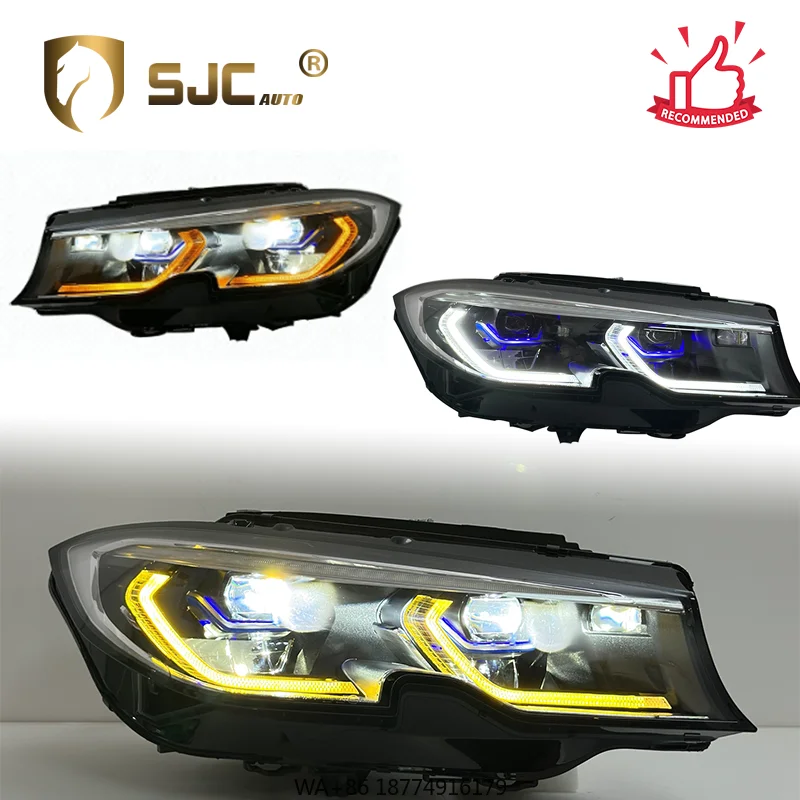

Auto Car Part Yellow &White&Amber DRL Headlights Assembly for 3 Series G20 G28 Pre-lci 2019-2022 Plug and Play Headlight
