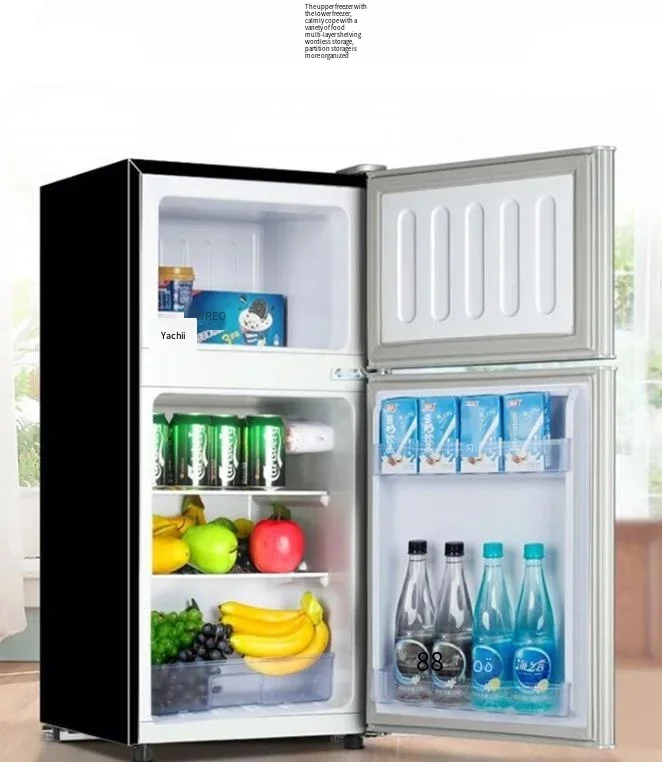 

#For 55L Capacity Double Door Room Fridge Refrigerator Freezer Refrigeration Freezer Mute Refrigerator Small Energy Saving