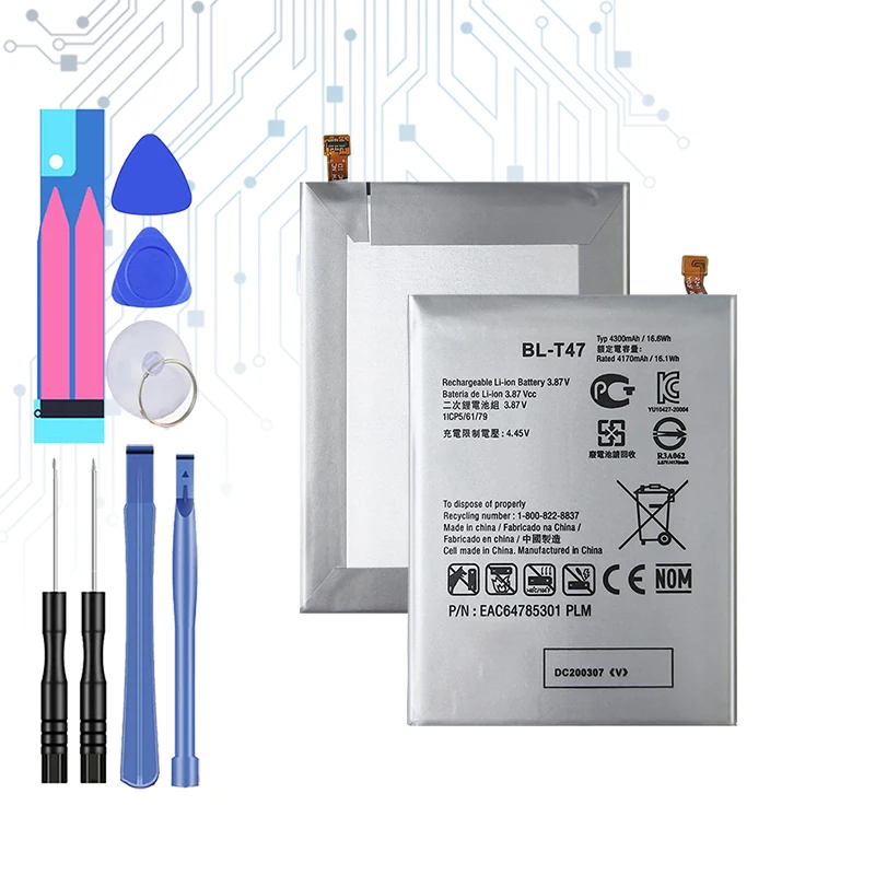 Battery LG LMG900TM For Velvet 5G BL-T47 G9 Mobile Phone Batteries + Free Tools