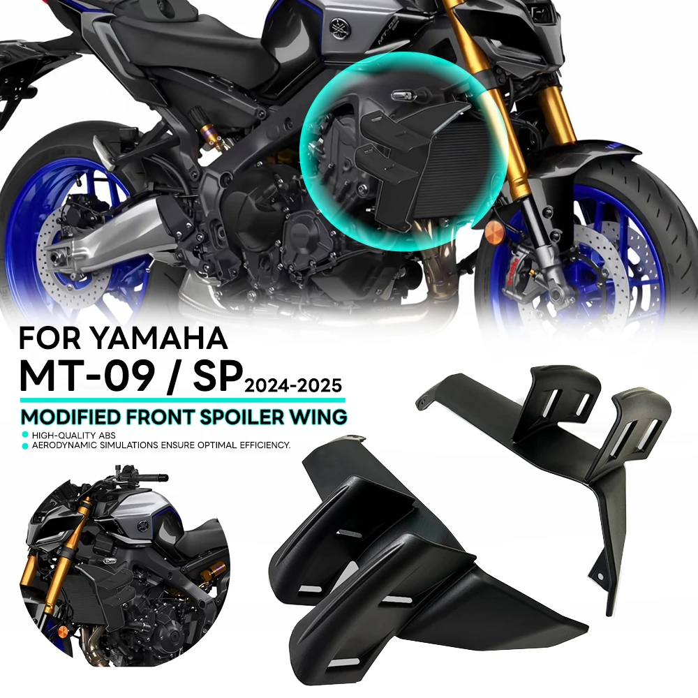 

For YAMAHA MT-09 / SP 2024 2025 Front spoiler Lower spoiler flank MT09 GEN 4 2024-2025 Side Wing Side spoiler FRONTAL SPOILERS