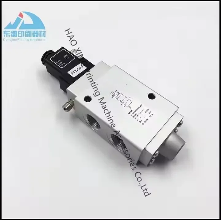 61.184.1191 قطع غيار الماكينات الطباعة صمام الملف اللولبي لهايدلبرغ SM102 CD102 أجزاء آلة طباعة أوفست صمام الملف اللولبي