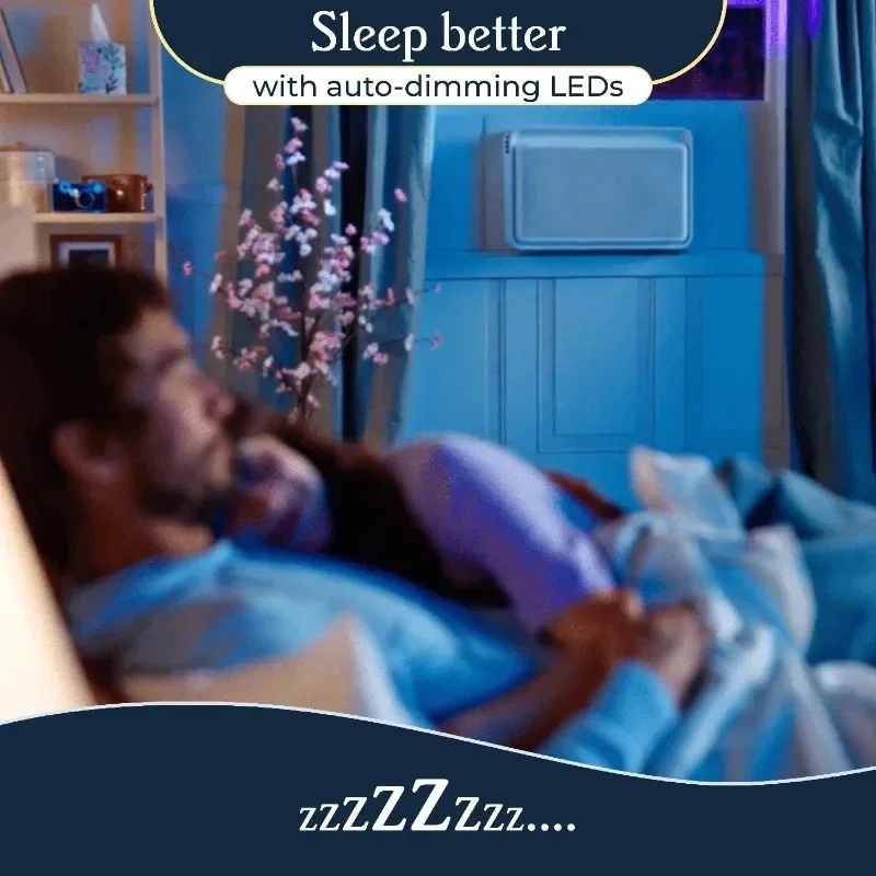 Il condizionatore d'aria moderno AC-facile da installare-include l'app facile da usare-aria della finestra da 6000 BTU Ultra-silenziosa e abilitata con la voce