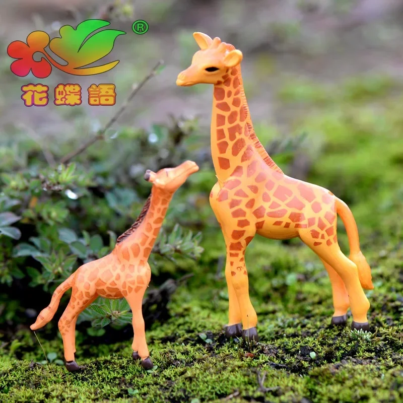 Ornamental Doll Lovely Giraffe Diy Material Wholesale Moss Micro Landscape Decoration  Miniature Garden Home Decor Mini Garden