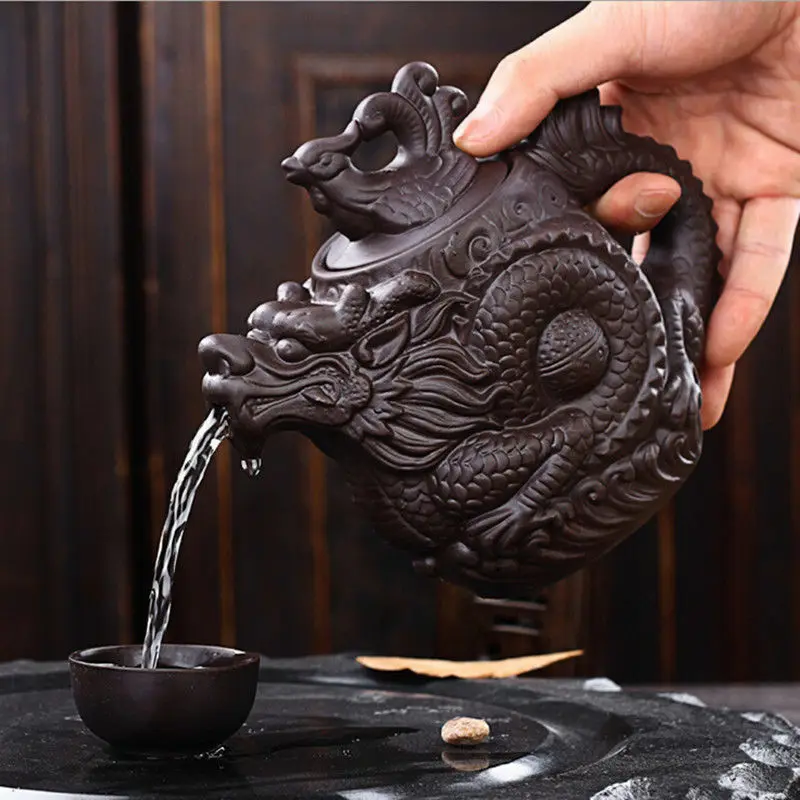 

Chinese Ceramic tea-pot Teapot 510ML Dragon and Phonenix Tea pot Kungfu Teapot